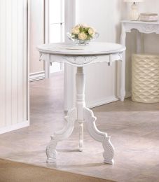 Romantic Three-Legged Carved Pedestal Table