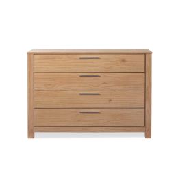 FarmHouse Traditional Rustic Acacia 4 Drawer Dresser