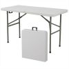 4-Foot Folding Table with Carry Handle