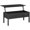 Modern Black Lift-Top Coffee Table | Hidden Storage | Functional Design