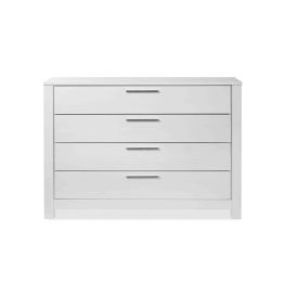 FarmHouse Traditional Rustic White 4 Drawer Dresser