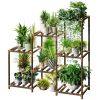 3-Tier Indoor Outdoor Wooden Plant Stand