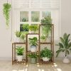 3-Tier Indoor Outdoor Wooden Plant Stand