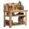 Cedar Wood Potting Bench: Natural Garden Work Table