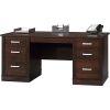 Dark Espresso Executive Computer Desk | Filing Cabinets | Sophisticated