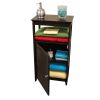 Modern Free Standing Bathroom Floor Cabinet in Espresso Wood Finish