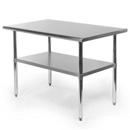 Heavy Duty Stainless Steel 48 x 30 inch Restaurant Prep Work Table