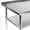 Heavy Duty Stainless Steel 48 x 30 inch Restaurant Prep Work Table