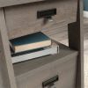 Farmhouse Light Oak Executive Desk | Filing Cabinets Storage | Classic Elegance