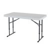 Three Adjustable Height 4-Foot Folding Table design for children needs