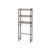 Modern Farmhouse 3-Tier Over-the-Toilet Storage Shelves | Metal and Wood