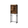 Farmhouse Over-The-Toilet Sliding Barn Door Storage Cabinet