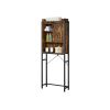 Farmhouse Over-The-Toilet Sliding Barn Door Storage Cabinet