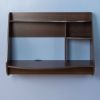 Espresso Wall-Mount Floating Laptop Desk | Modern Design