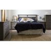 2-Drawer Bedroom Nightstand in Gray Maple Wood Finish