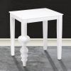 Milan White Accent Table